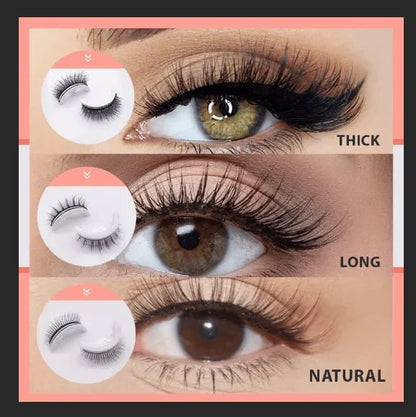 🔥Last Day 40% OFF🔥-Reusable Self Adhesive Eyelashes（Buy 1 Get 1 Free）