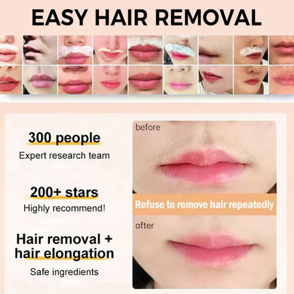 Gentle and Painless Facial Hair Removal Cream
