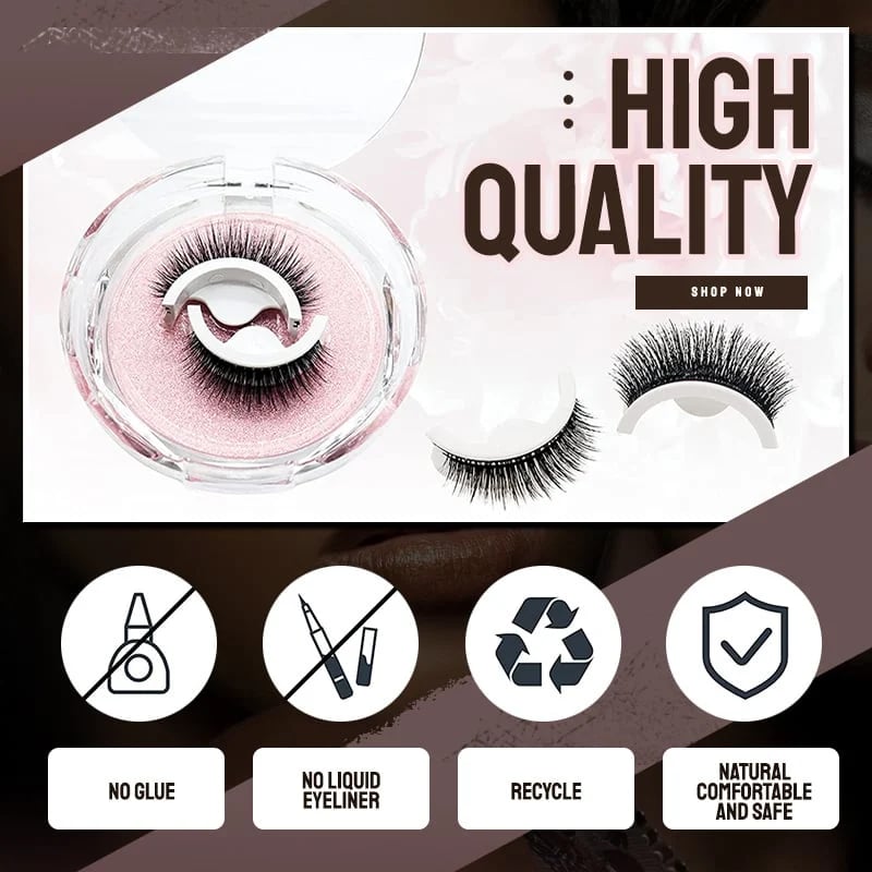 🔥Last Day 40% OFF🔥-Reusable Self Adhesive Eyelashes（Buy 1 Get 1 Free）