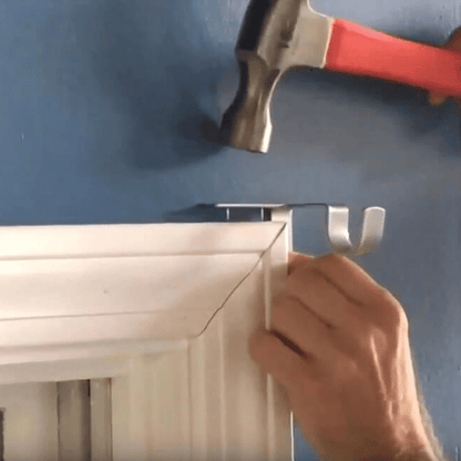 🔥 No Drill Curtain Rod Brackets Holders