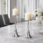 Modern Sculptural Candle Holder Set
