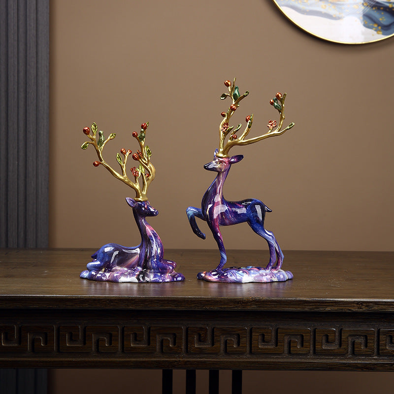 Lucky Deer Figurine Set