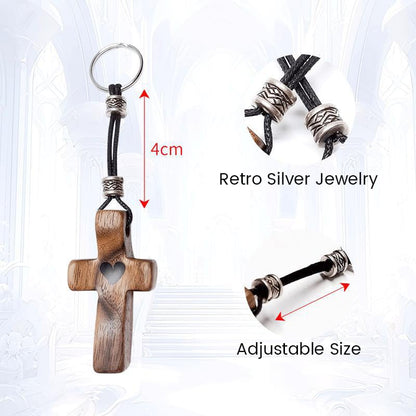 Handcrafted Wooden Cross My Heart